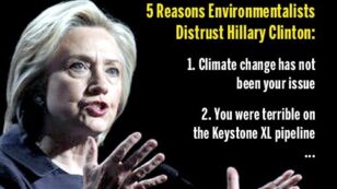 5 Reasons Environmentalists Distrust Hillary Clinton