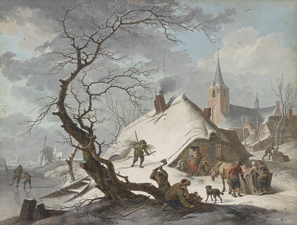 "A Winter Scene" by Hendrik Meyer